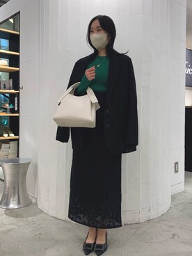 「Te chichi CLASSIC（テチチクラシック）のアイテム（トップス）」を使った、meiさん（レディース・154cm）の春コーディネート