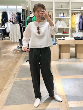 「NOLLEY'S goodman（ノーリーズグッドマン）のアイテム」を使った、umezawa_nolさん（レディース・167cm）の春コーディネート