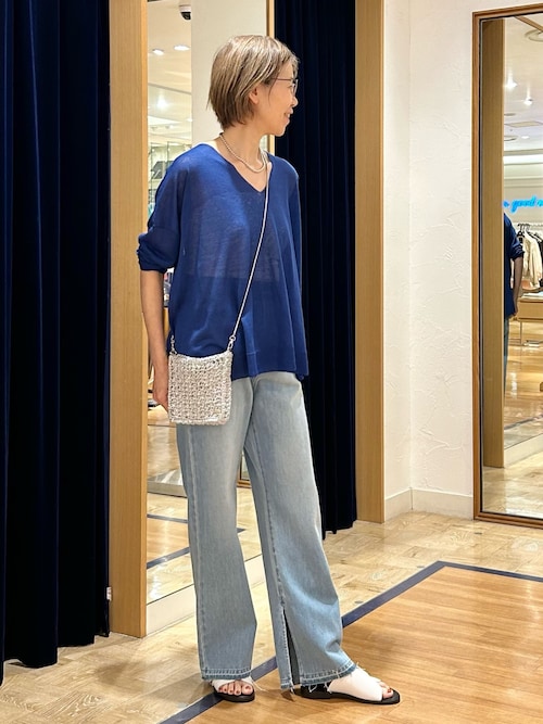 セール】《手洗い可能》パエーゼVネックプルオーバーニット