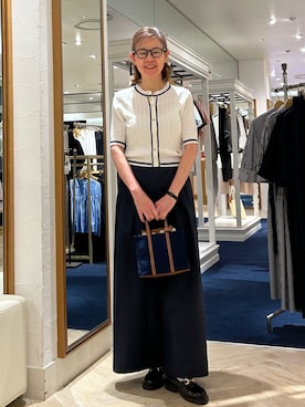 「ケーブルニット」｜umezawa_nolさん（レディース・167cm）の夏コーディネート