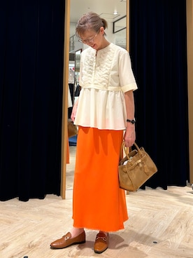 「NOLLEY’S（ノーリーズ）のアイテム」を使った、umezawa_nolさん（レディース・167cm）の夏コーディネート