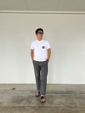 「Pherrow's（フェローズ）のアイテム（チノパンツ）」を使った、kingsmanr10さん（メンズ・178cm）の秋コーディネート