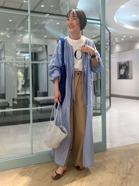 「The Bagmati（ザバグマティ）のアイテム」を使った、nol tanakaさん（レディース・160cm）の春コーディネート