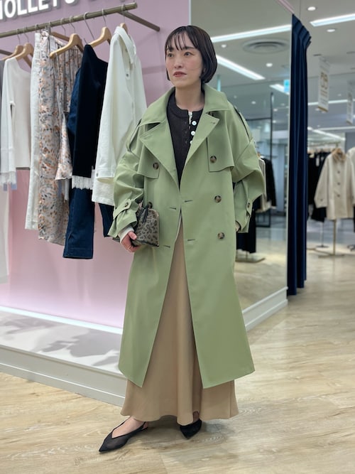 NOLLEY'S（ノーリーズ） トレンチコート コート NMPウォッシャブル