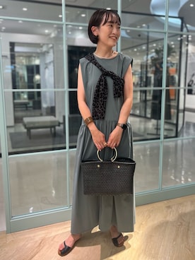 「NOLLEY’S（ノーリーズ）のアイテム」を使った、nol tanakaさん（骨格ウェーブ・レディース・160cm）の夏コーディネート