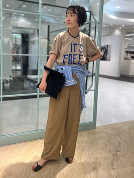 「旅行」｜nol tanakaさん（レディース・160cm）の春コーディネート