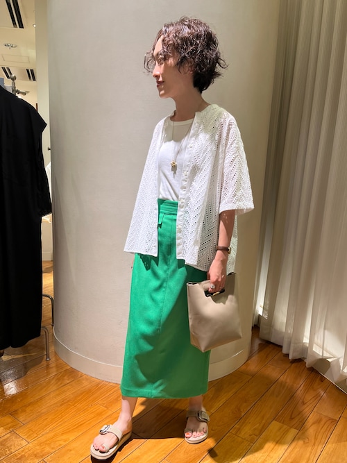 NOLLEY’S◆長袖ブラウス/38/コットン/WHT ブラウス｜トップス｜NOLLEY'S(ノーリーズ）｜NOLLEY'S MALL