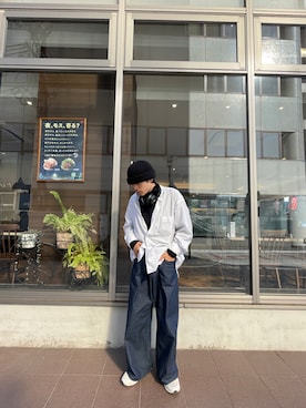 「Firsthand（ファーストハンド）のアイテム」を使った、wararin00さん（メンズ・165cm）の秋コーディネート