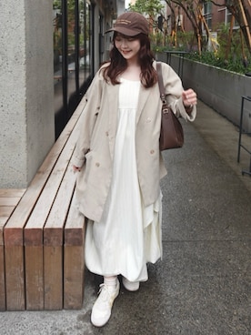 「アイテム（スニーカー）」を使った、mimiさん（レディース・151cm・20代）の秋コーディネート