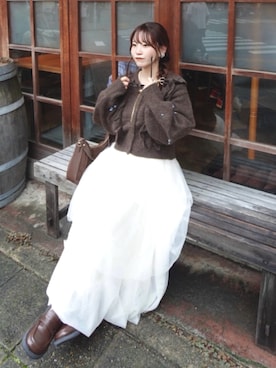 「淡色カジュアル」｜mimiさん（レディース・151cm）の秋コーディネート