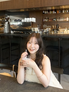 「アイテム（ドレス）」を使った、mimiさん（レディース・151cm）の夏コーディネート