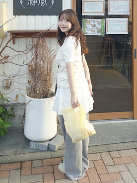 「アイテム（サンダル）」を使った、mimiさん（レディース・151cm・20代）の夏コーディネート