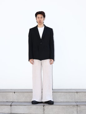 「sulvam（サルバム）のアイテム（ジャケット/アウター）」を使った、cionさん（メンズ・175cm）の冬コーディネート
