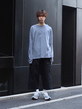 「STUDIOUS（ステュディオス）のアイテム（スウェット）」を使った、cionさん（メンズ・175cm）の冬コーディネート