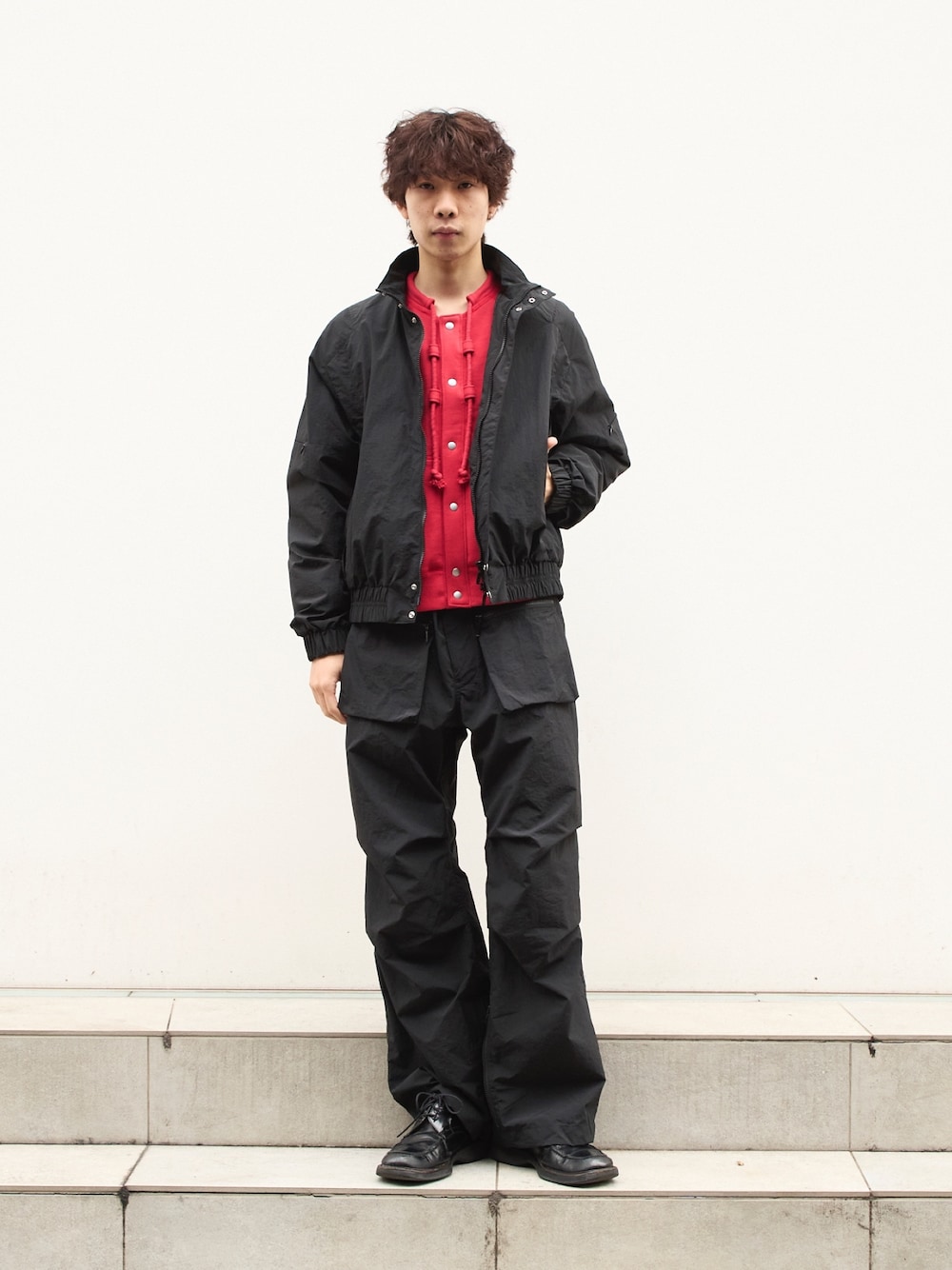 MATSUFUJI（マツフジ）の「【MATSUFUJI/マツフジ】Stand Collar Nylon