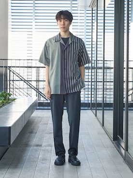 「ATTACHMENT（アタッチメント）のアイテム」を使った、cionさん（メンズ・175cm）の春コーディネート