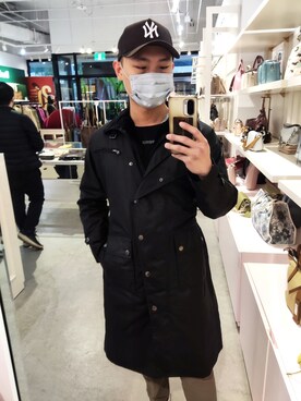 「通勤穿搭」｜Billy Darvishさん（メンズ・173cm）の冬コーディネート