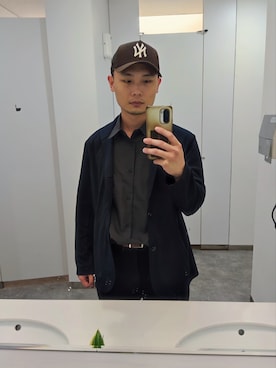 「A Day in the Life （アデイインザライフ）のアイテム（ジャケット/アウター）」を使った、Billy Darvishさん（メンズ・173cm）の春コーディネート