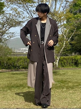 「selle glant（セレグランテ）のアイテム（ジャケット/アウター）」を使った、daikiwear3923さん（メンズ・177cm）の秋コーディネート