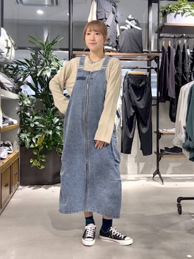「アイテム（ワンピース/ドレス）」を使った、kmk612stさん（レディース・164cm・20代）の秋コーディネート