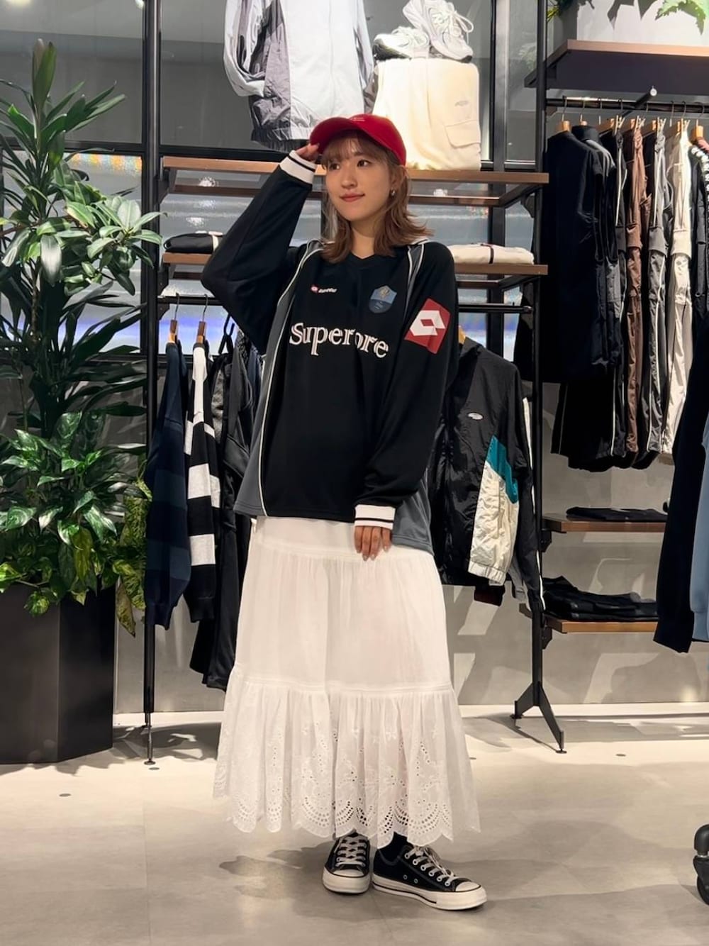 Mサイズ S.F.C Lotto ゲームシャツ sfc ロット ロンT 10/11-12/2025 @yesgoodmarket STRIPES FOR CREATIVE ✕ LOTTO