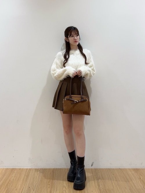 セール】シャギーショート丈ニット（ニット/セーター）｜INGNI