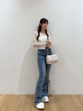 「INGNI（イング）のアイテム」を使った、nanaさん（レディース・158cm）の秋コーディネート