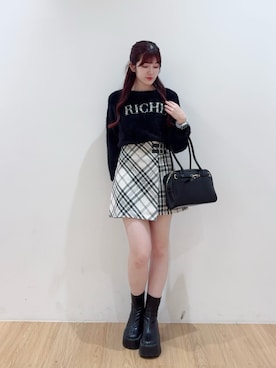 「ビジュー」｜nanaさん（レディース・158cm）の秋コーディネート