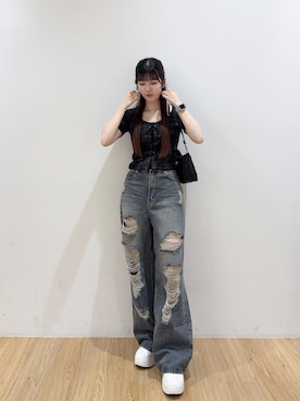 nanaさん（レディース・158cm）の夏コーディネート