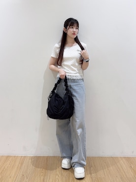 「通学コーデ」｜nanaさん（レディース・158cm）の夏コーディネート