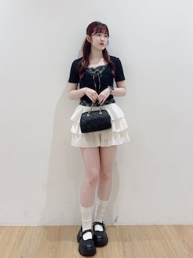 「学生コーデ」｜nanaさん（レディース・158cm）の春コーディネート