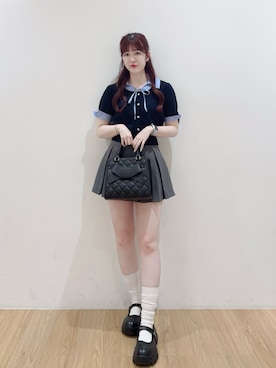 「学生コーデ」｜nanaさん（レディース・158cm）の春コーディネート