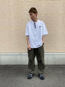 「SMELLY（スメリー）のアイテム」を使った、tsubasaさん（メンズ・170cm）の夏コーディネート