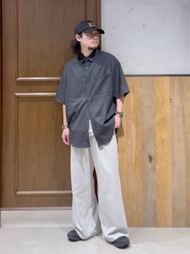 「アイテム（帽子）」を使った、yhide05さん（メンズ・165cm・20代）の夏コーディネート