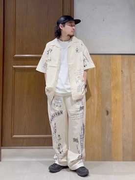 「アイテム（チノパンツ）」を使った、yhide05さん（メンズ・165cm・20代）の夏コーディネート