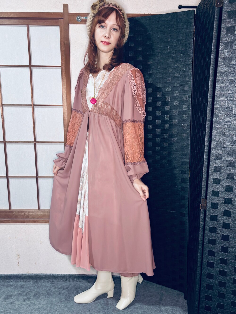 カタログ掲載✨フォクシー Horizon ボーダードレス ワンピース