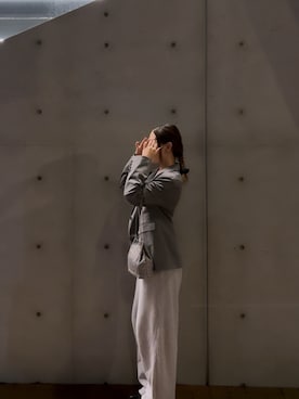 「AZUL by moussy（アズールバイマウジー）のアイテム」を使った、ユイさん（レディース・159cm）の秋コーディネート