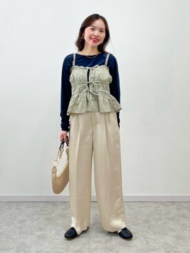 「nenom（ネノム）のアイテム」を使った、eriさん（レディース・160cm）の冬コーディネート