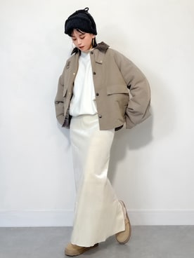 「Barbour（バブアー）のアイテム」を使った、eriさん（レディース・153cm）の秋コーディネート