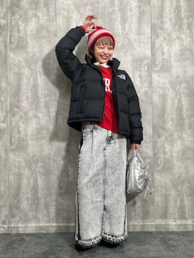 「アイテム（バレエシューズ）」を使った、eriさん（レディース・155cm）の冬コーディネート