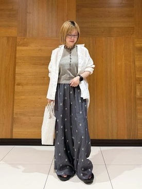 「anuke（アンヌーク）のアイテム」を使った、eriさん（レディース・155cm）の春コーディネート
