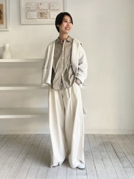 「v::room（ヴィルーム）のアイテム」を使った、TOMORROWLAND_shinpoさん（レディース・164cm）の冬コーディネート