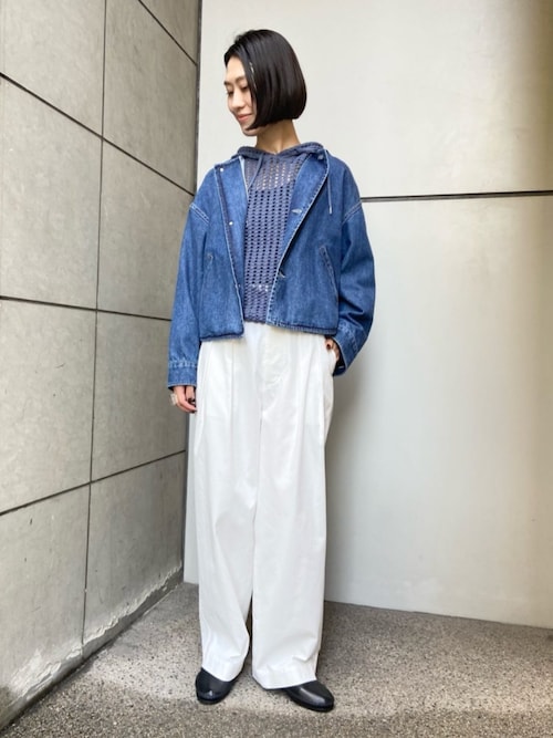 【美品】Rabintage デニムブルゾン EVENRIVER ERX607 ヘビーエクストリームストレッチデニム