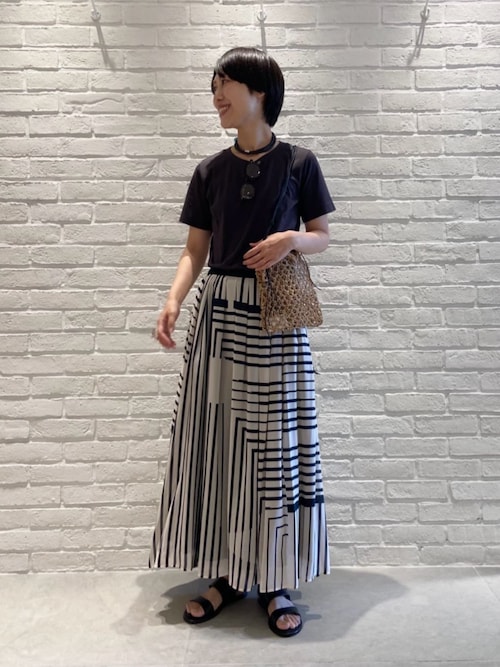 GALERIE VIE（ギャルリー ヴィー） スカート ストライプシルク