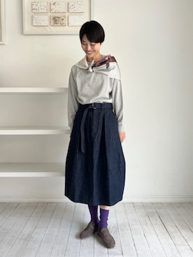 「アイテム（財布/小物）」を使った、TOMORROWLAND_shinpoさん（レディース・164cm）の秋コーディネート