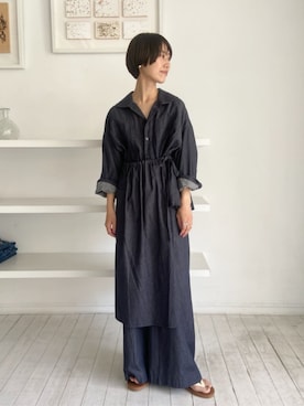 「エプロン」｜TOMORROWLAND_shinpoさん（レディース・164cm）の春コーディネート