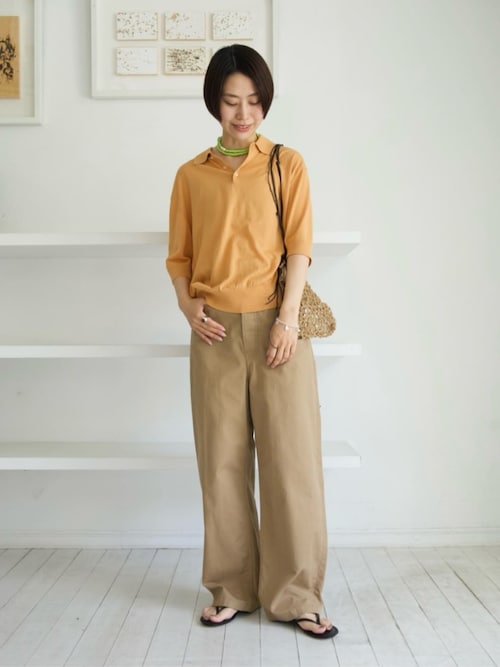 GALERIE VIE（ギャルリー ヴィー） ワイドパンツ チノパン ノン