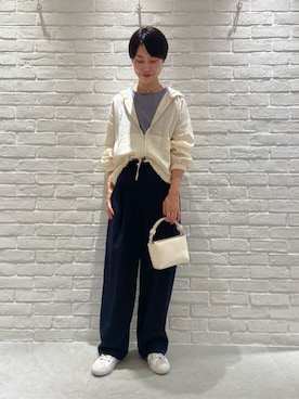 「アイテム（ネックレス、グリーン系）」を使った、TOMORROWLAND_shinpoさん（レディース・164cm）の秋コーディネート