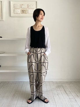 「HAVERSACK（ハバーザック）のアイテム」を使った、TOMORROWLAND_shinpoさん（レディース・164cm）の夏コーディネート