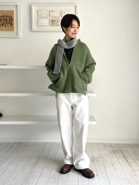 「TEMBEA（テンベア）のアイテム」を使った、TOMORROWLAND_shinpoさん（レディース・164cm）の秋コーディネート